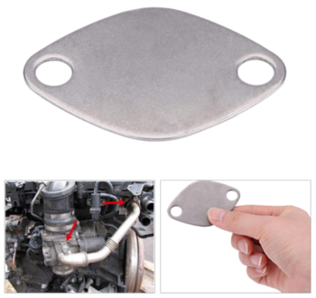 chiusura valvola egr con flangia